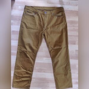 Men's Levi's, 38x30, Goldenrod color